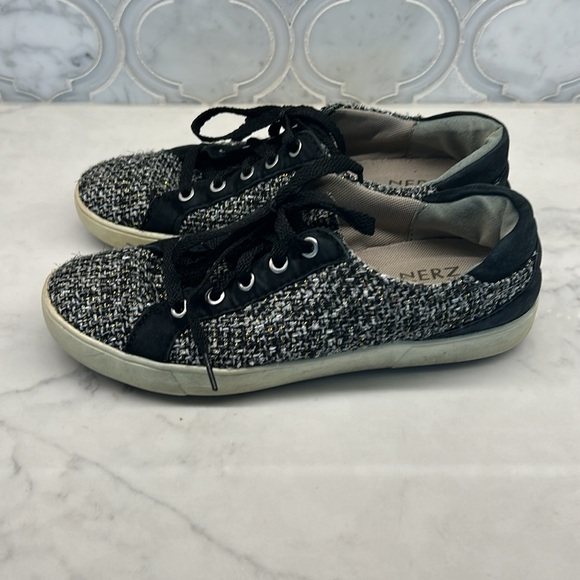 Naturalizer Tweed Sparkle Gym Shoes - Picture 2 of 5